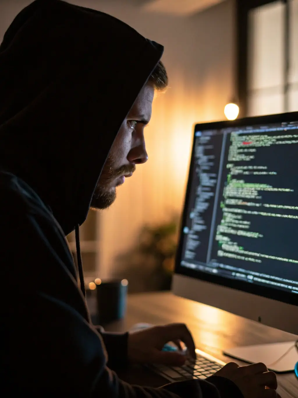 A software engineer debugging code in a sophisticated IDE, representing the advanced-level software engineering course.